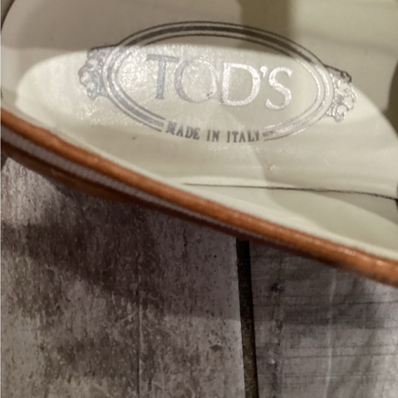 Tod's Brown and Cream Women's Shoes size 9.5 - Picture 5 of 6